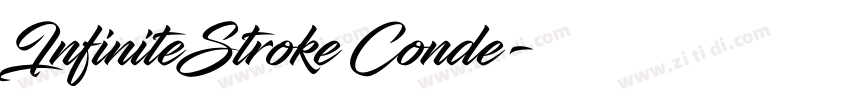 InfiniteStroke Conde字体转换